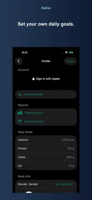 EatCal: Calorie Tracker screenshot 4