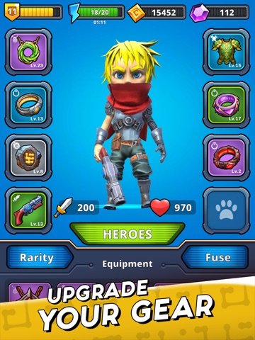 Guns vs Magic - Battle RPG iPad screenshot