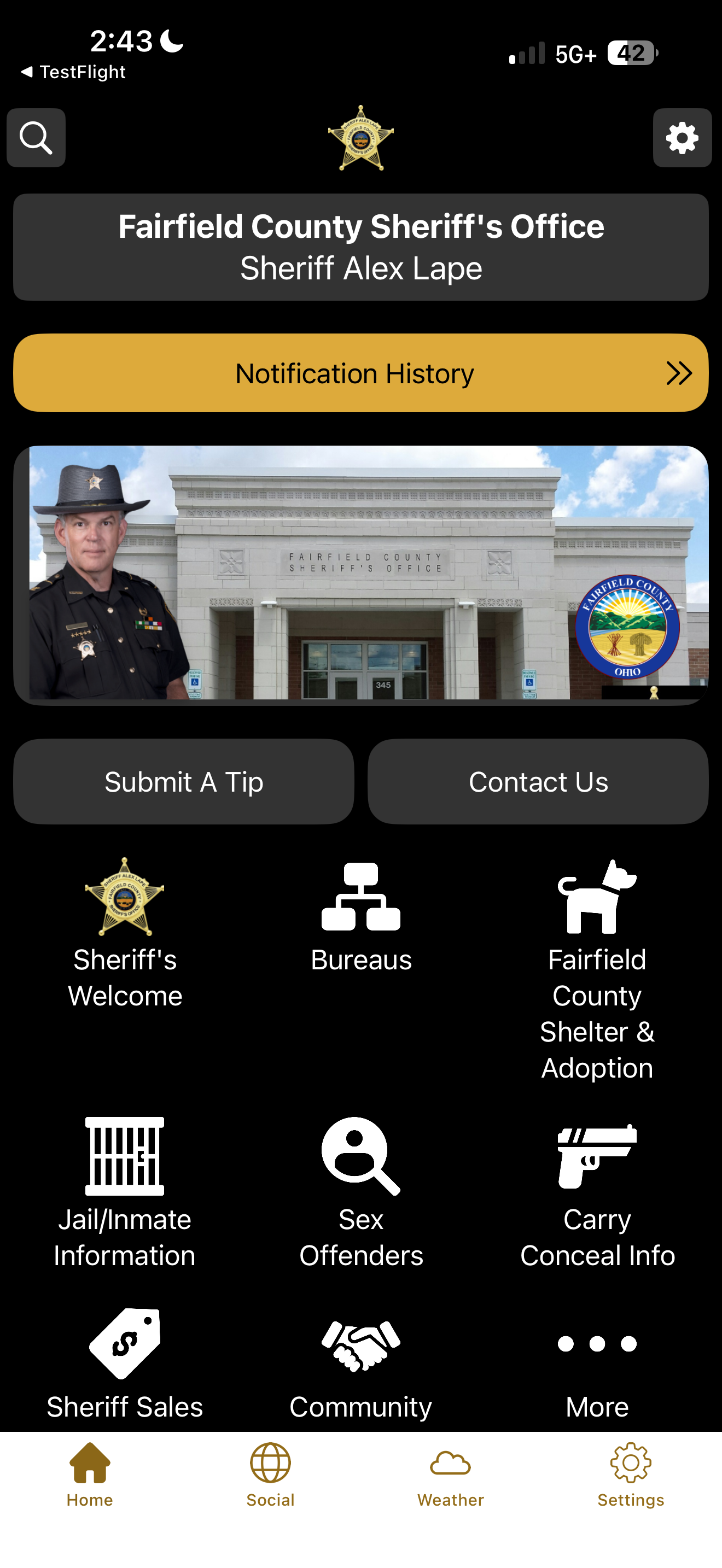 Fairfield County Sheriff Ohio