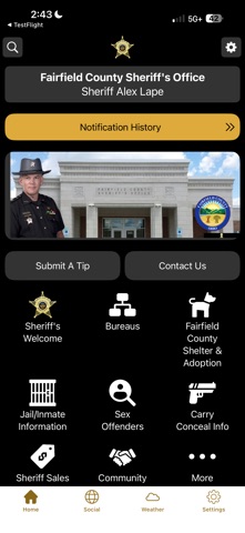 Fairfield County Sheriff Ohio Screenshot 1 of 3