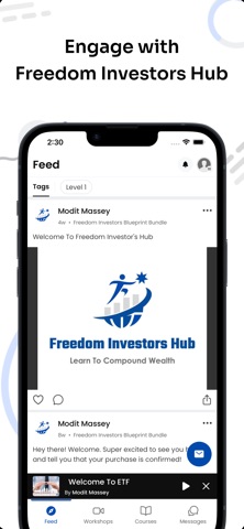 Freedom Investors Hub screenshot