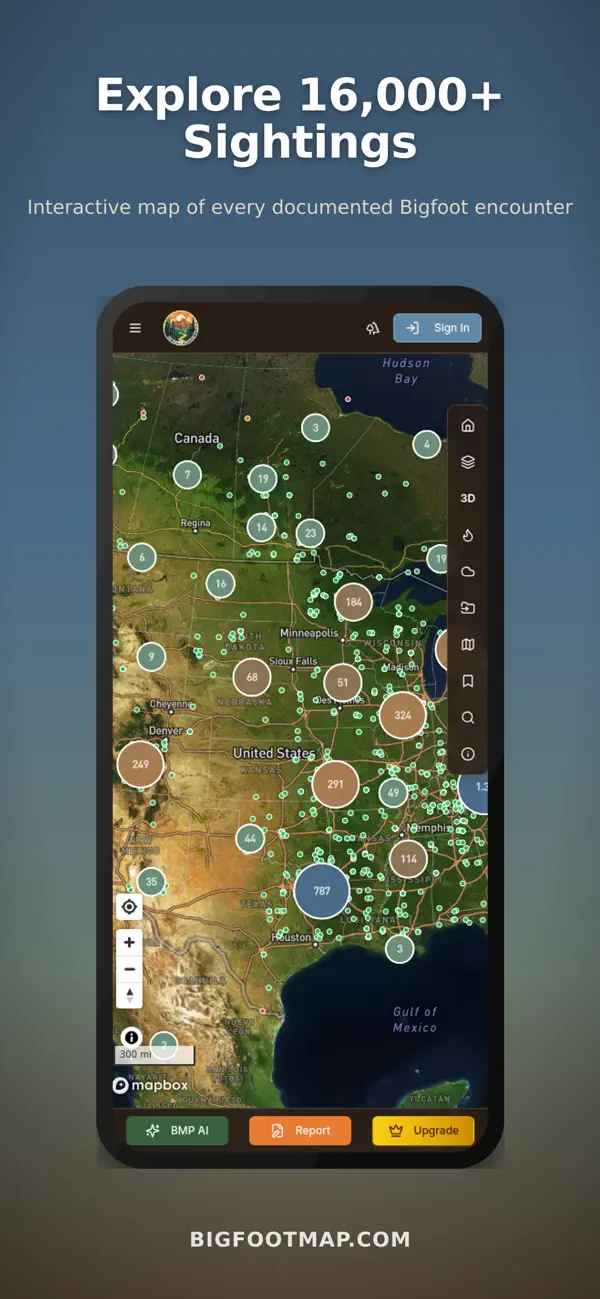 Screenshot #1 pour BigfootMap