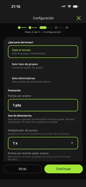 Quinielero iPhone screenshot 3