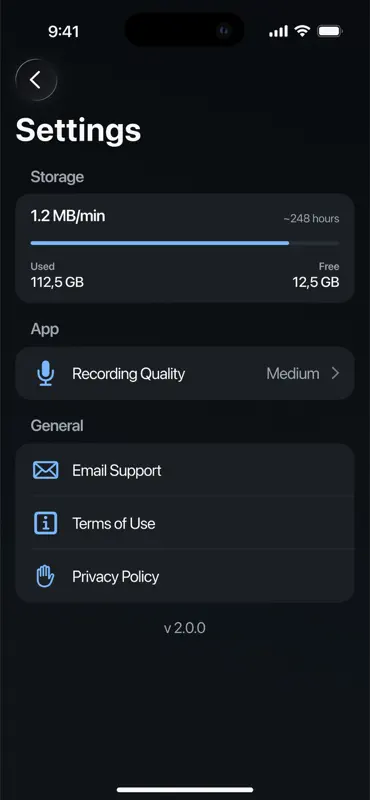 Voice Recorder+ Audio Memos screenshot 6 of 6