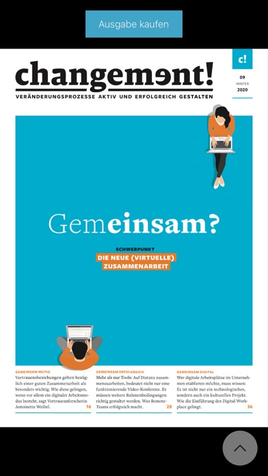 changement - das Magazin Screenshot