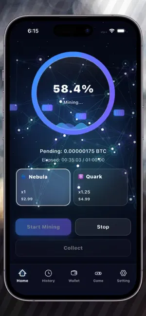 BTC Cloud Miner screenshot 1