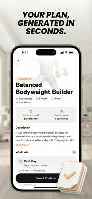 Liftune: AI Workout Planner screenshot 1