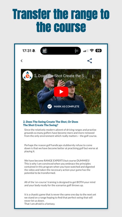 Mind Caddie, Golf Mental Game screenshot-5