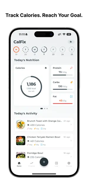 CalFix – AI Calorie Tracker iPhone screenshot 2
