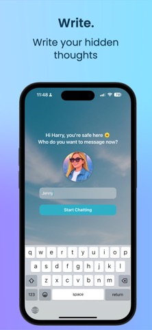 Burnbox: Stress Relief Chat iPhone screenshot