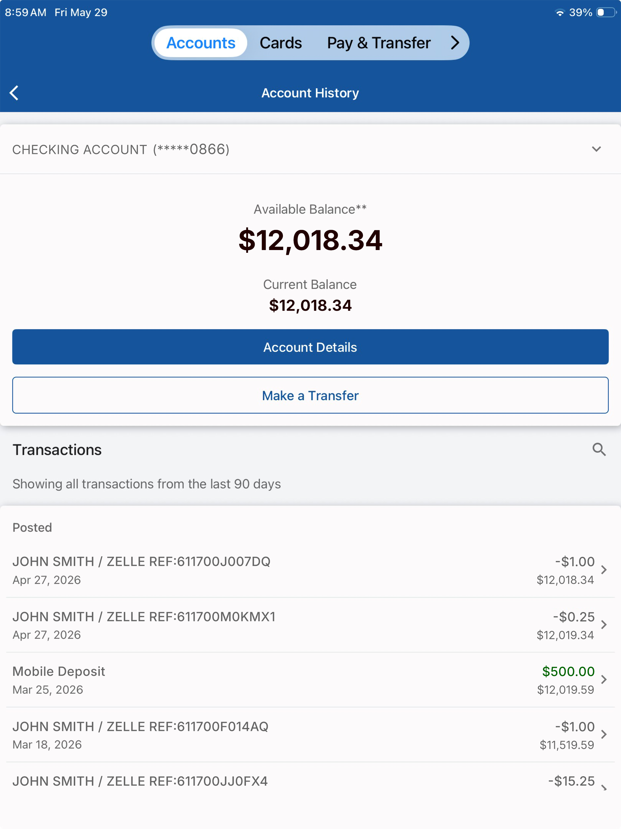 Old National Mobile screenshot 12