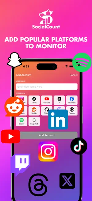 SocialCount screenshot 2