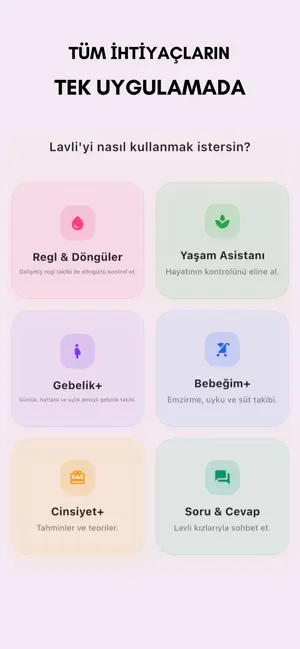 Lavli Regl, Gebelik, Bebek iPhone screenshot 1