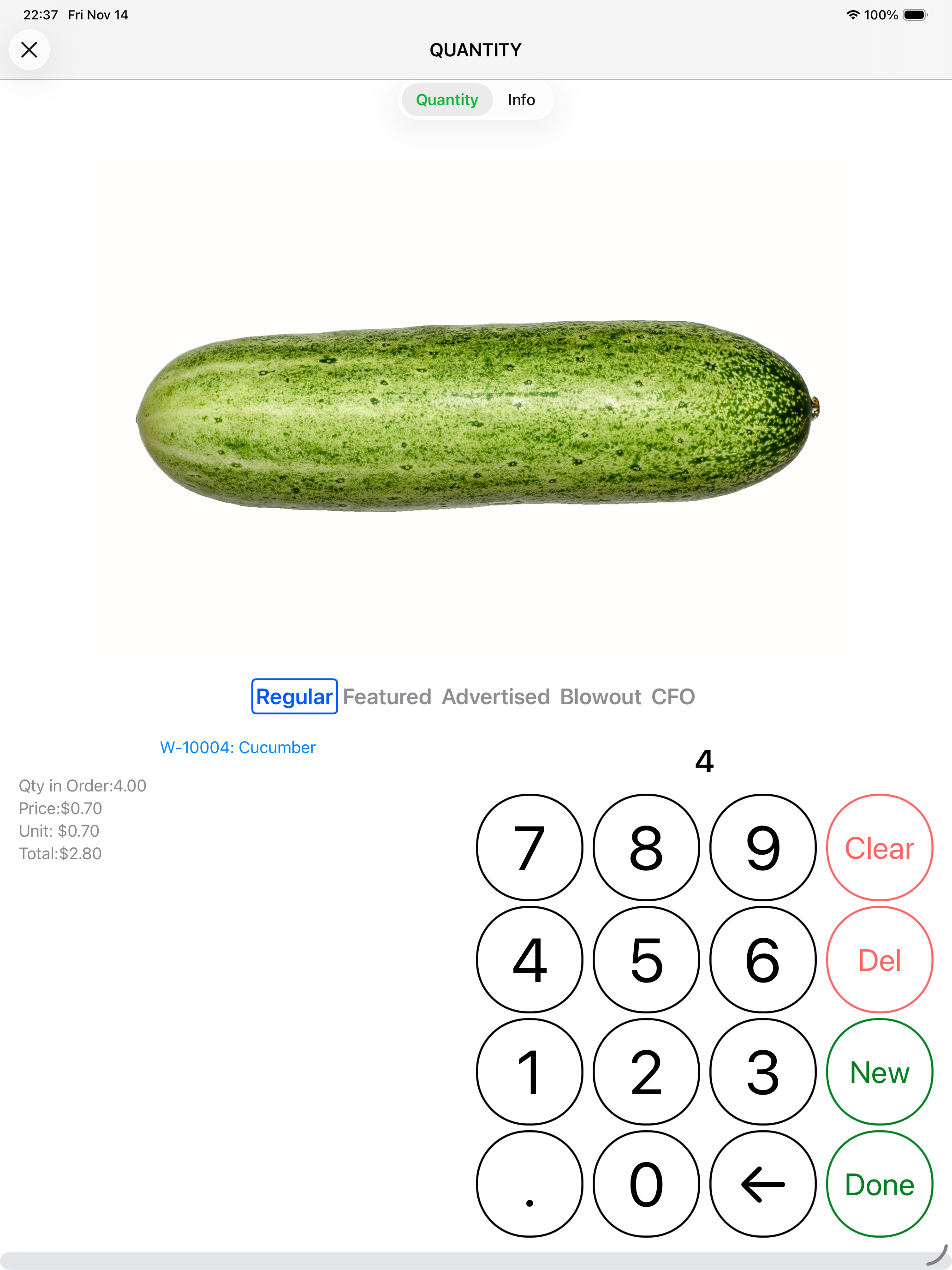 Cloud-In-Hand® Mobile Order