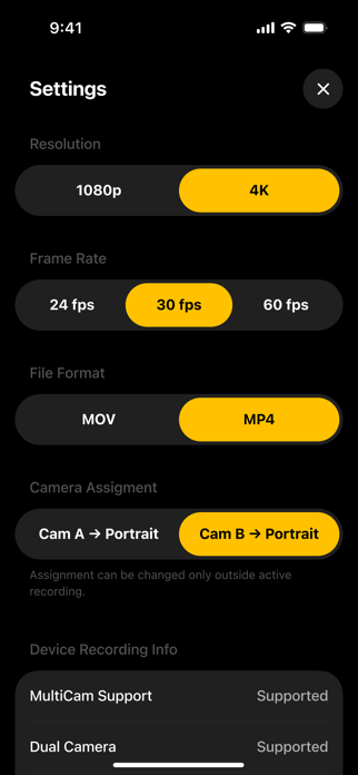 DuoView - Dual Camera Recorder Screenshot 7 of 7