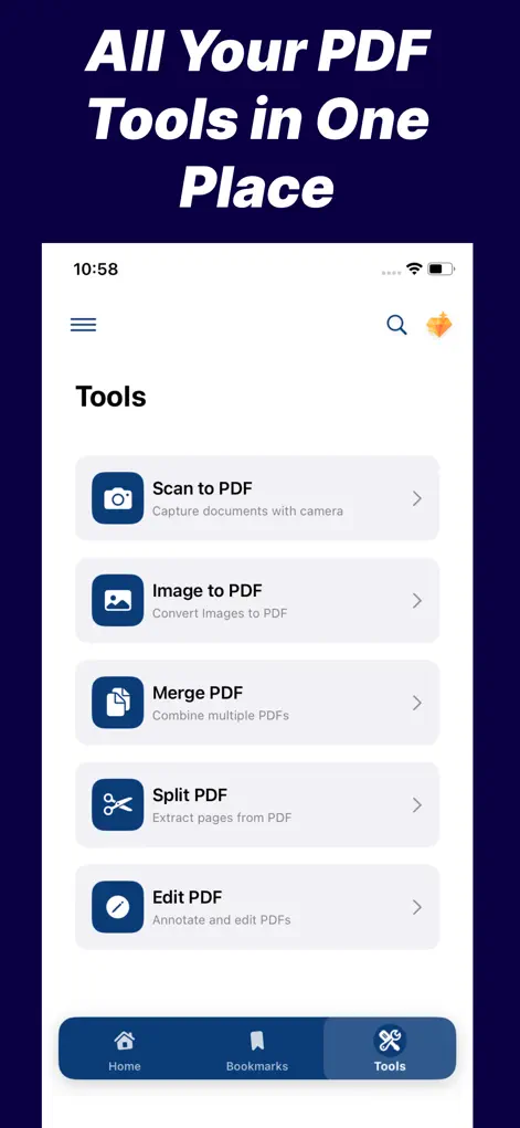 Smart PDF Toolkit - Productivity App | MWM