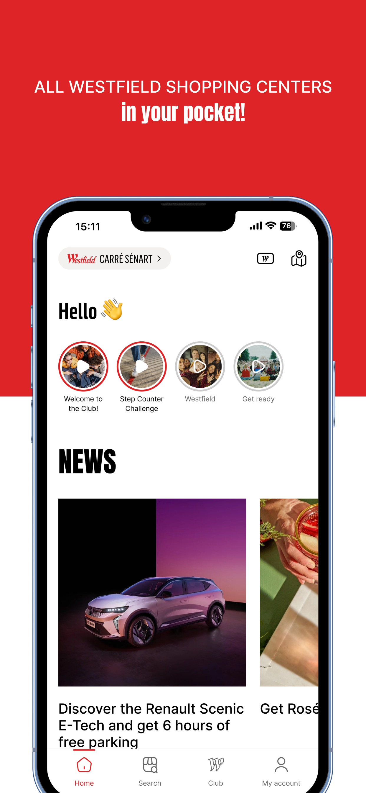 Westfield - App de compras