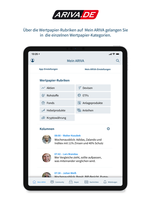 Screenshot #6 pour Aktien & Börse - ARIVA.DE