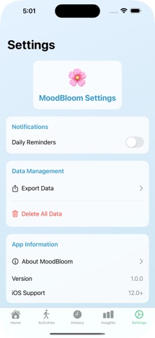 MoodBloom – Emotion Tracker Screenshot 8 of 9