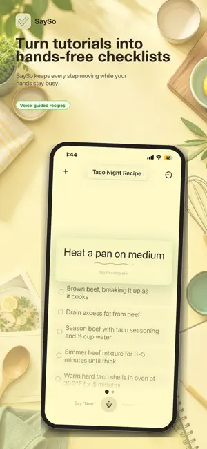 SaySo - Task Companion screenshot 1