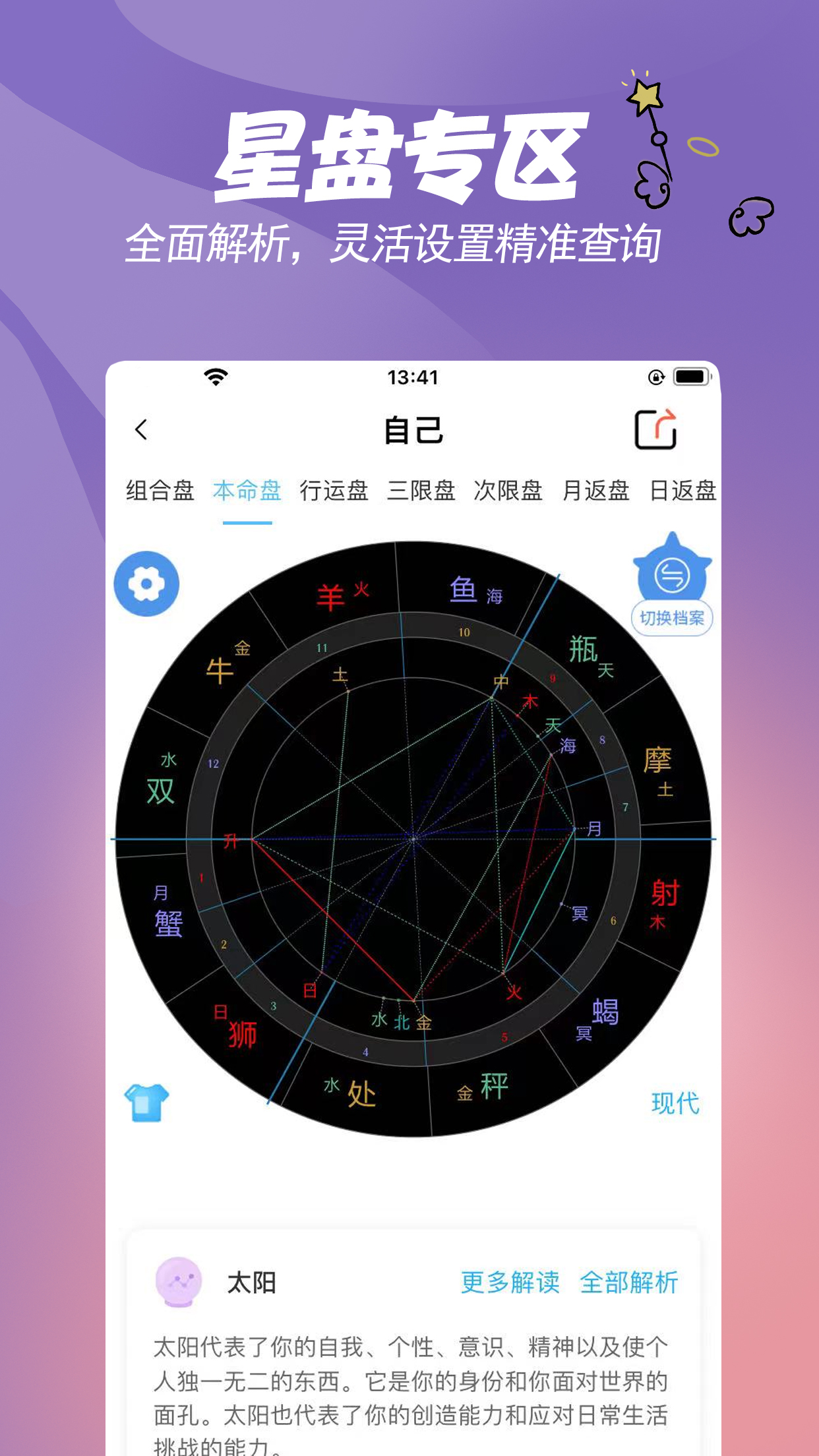 晴开 - 星盘星座运势塔罗牌情感咨询缘分合盘测正缘占卜占星