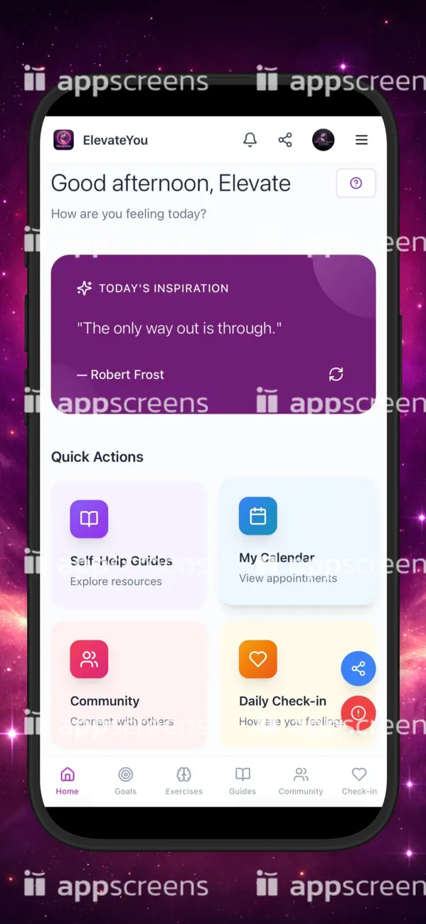 Screenshot #3 pour ElevateYou - Mental Wellbeing
