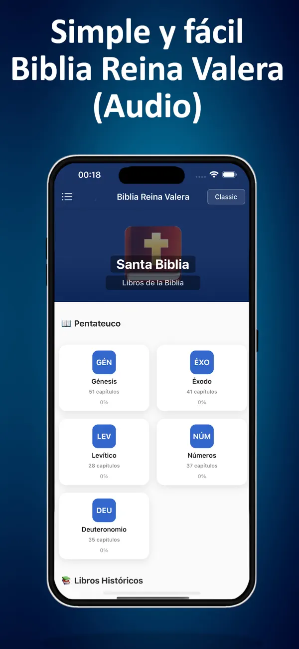 Screenshot #1 pour Biblia Reina Valera (Audio)