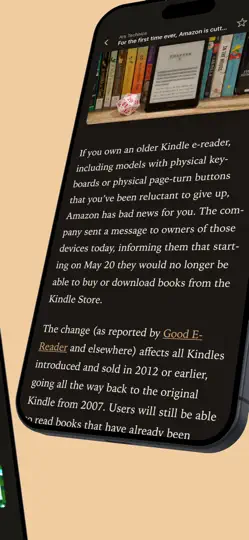 Captura de pantalla de Current - RSS Feed Reader en iPhone 2