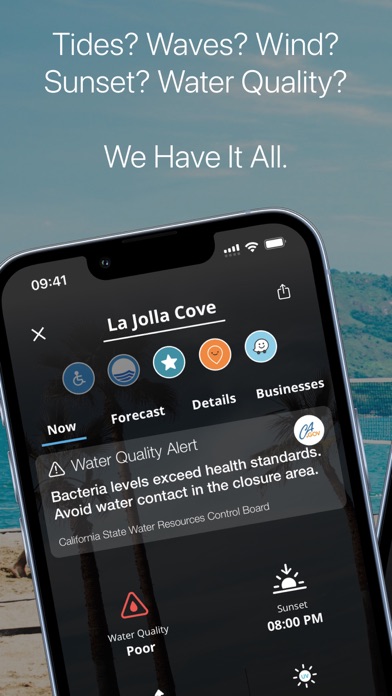 Beaches App Screenshot