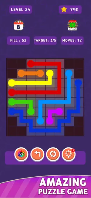 Two Color Dots: Connect Puzzle screenshot 4