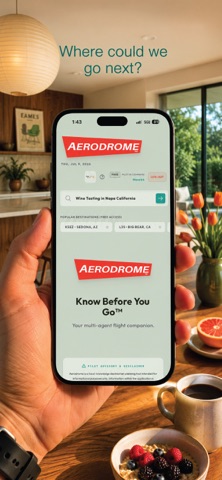Aerodrome: Fly Where, Do What? iPhone screenshot