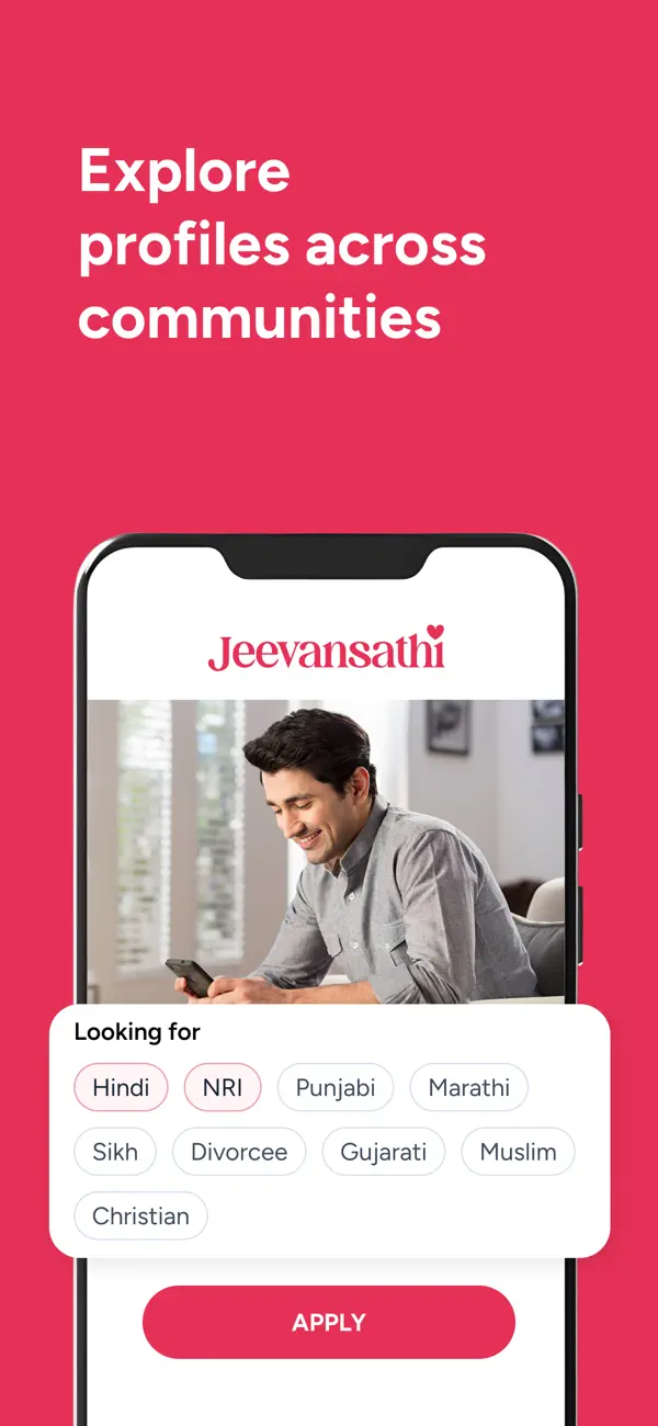 Screenshot #1 pour Jeevansathi.com: Matrimony App