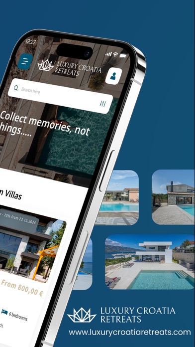 Luxury Croatia Retreats Villas Screenshot