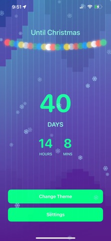 Christmas Countdown Magic iPhone screenshot