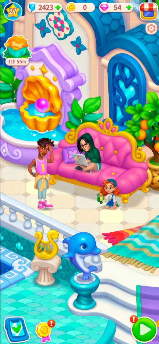 Secrets of Paradise Merge Game screenshot 7