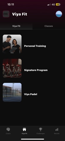 Viya Fit iPhone screenshot