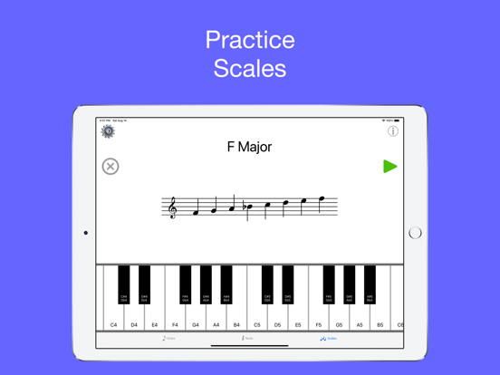 Screenshot #5 pour Notes, Scales & Triads