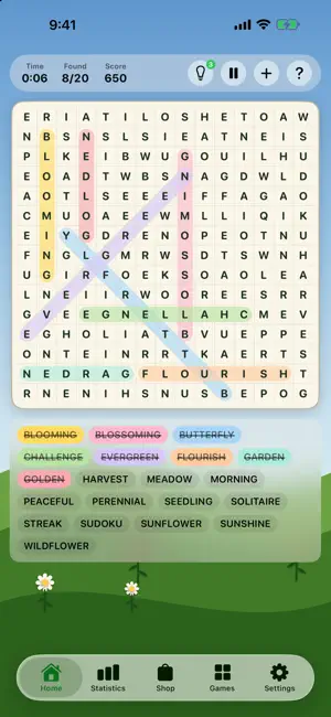 Daisy Garden Word Search screenshot 3
