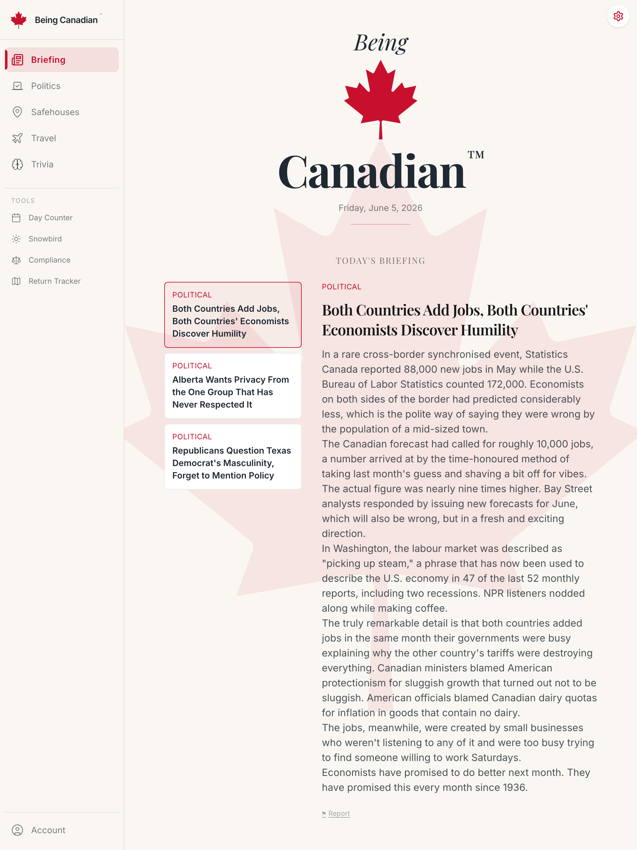 Being Canadian screenshot 9