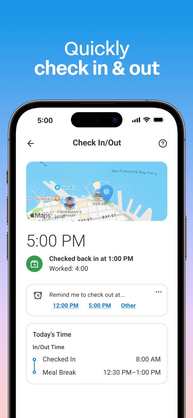 "Workday" Screenshot