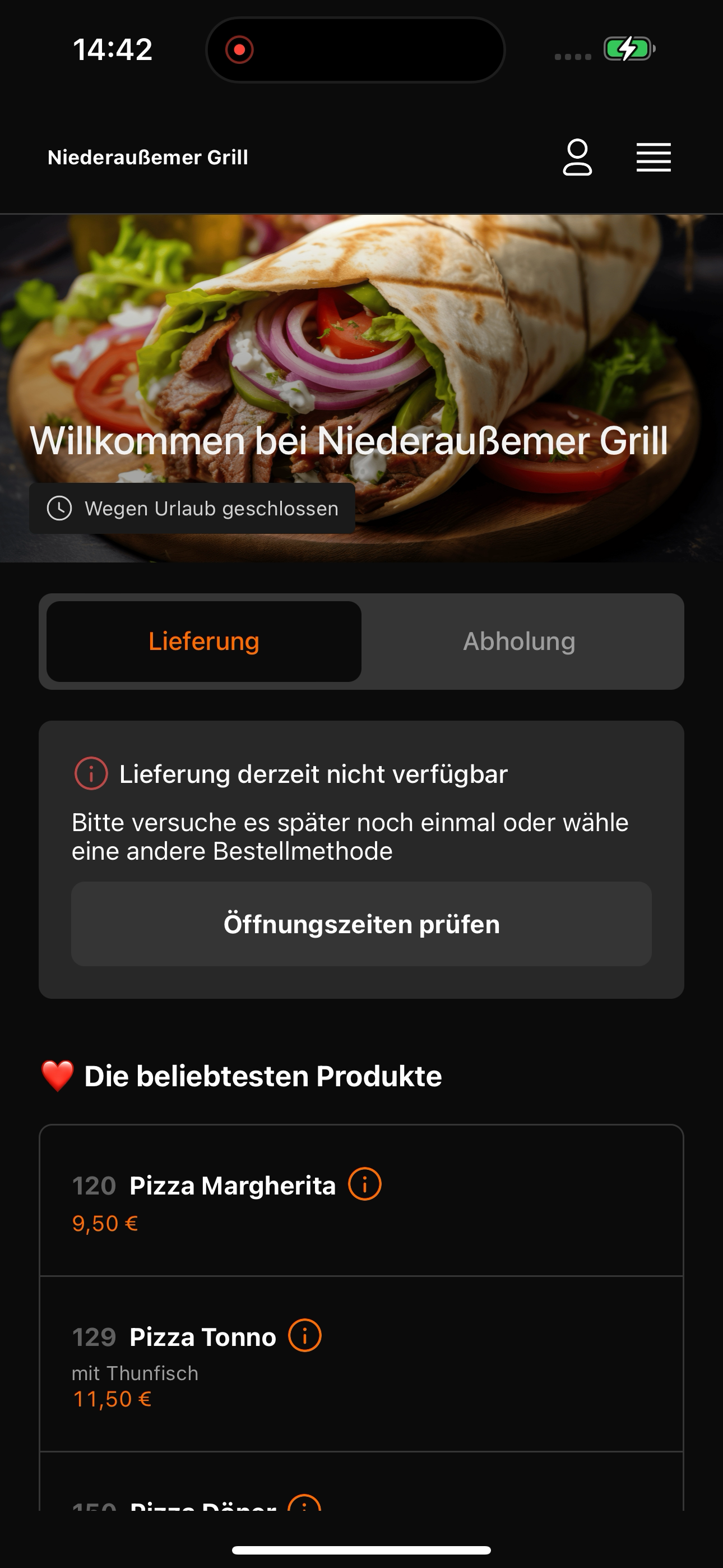 Niederaußemer Grill screenshot 6