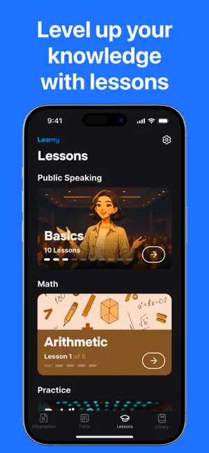 Learny: Daily Microlearning screenshot 2
