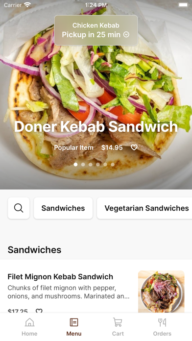 Chicken Kebab iPhone screenshot 2 - Food & Drink app