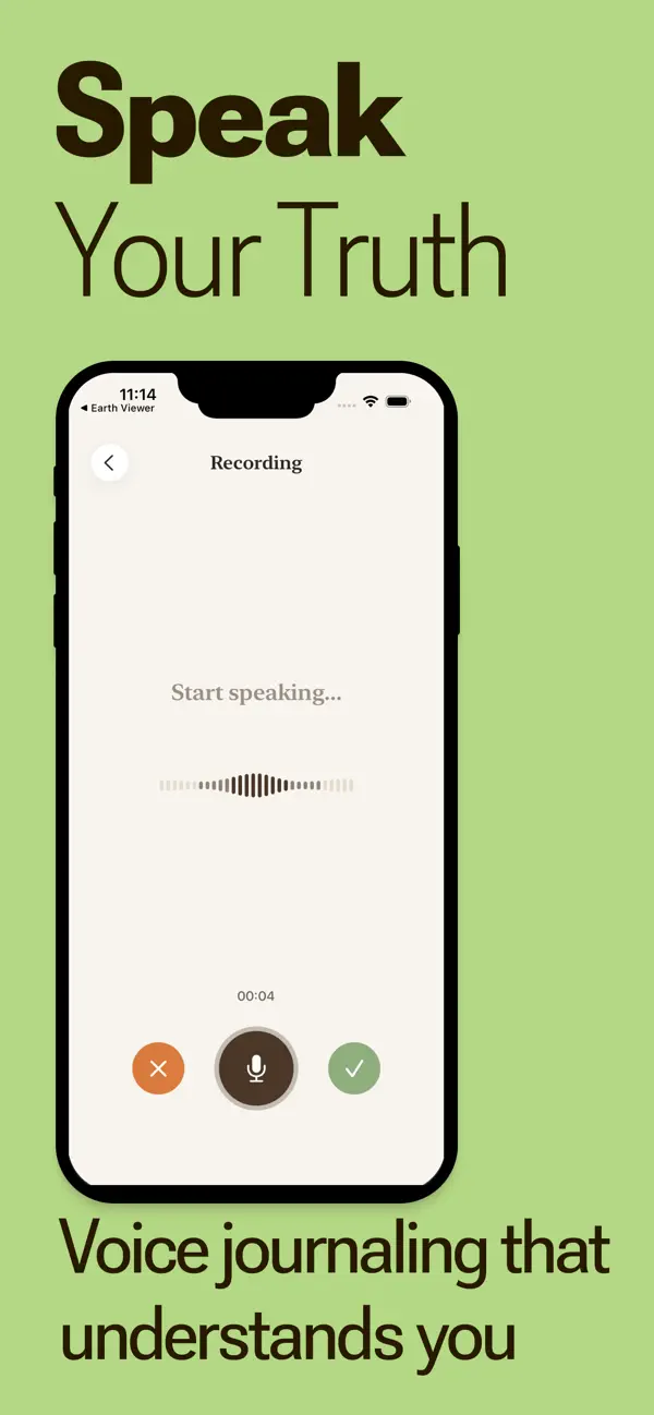 Screenshot #1 pour Ramble - Voice Journal