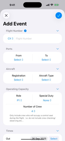 Aircrew Logbook Screenshot 8 of 10
