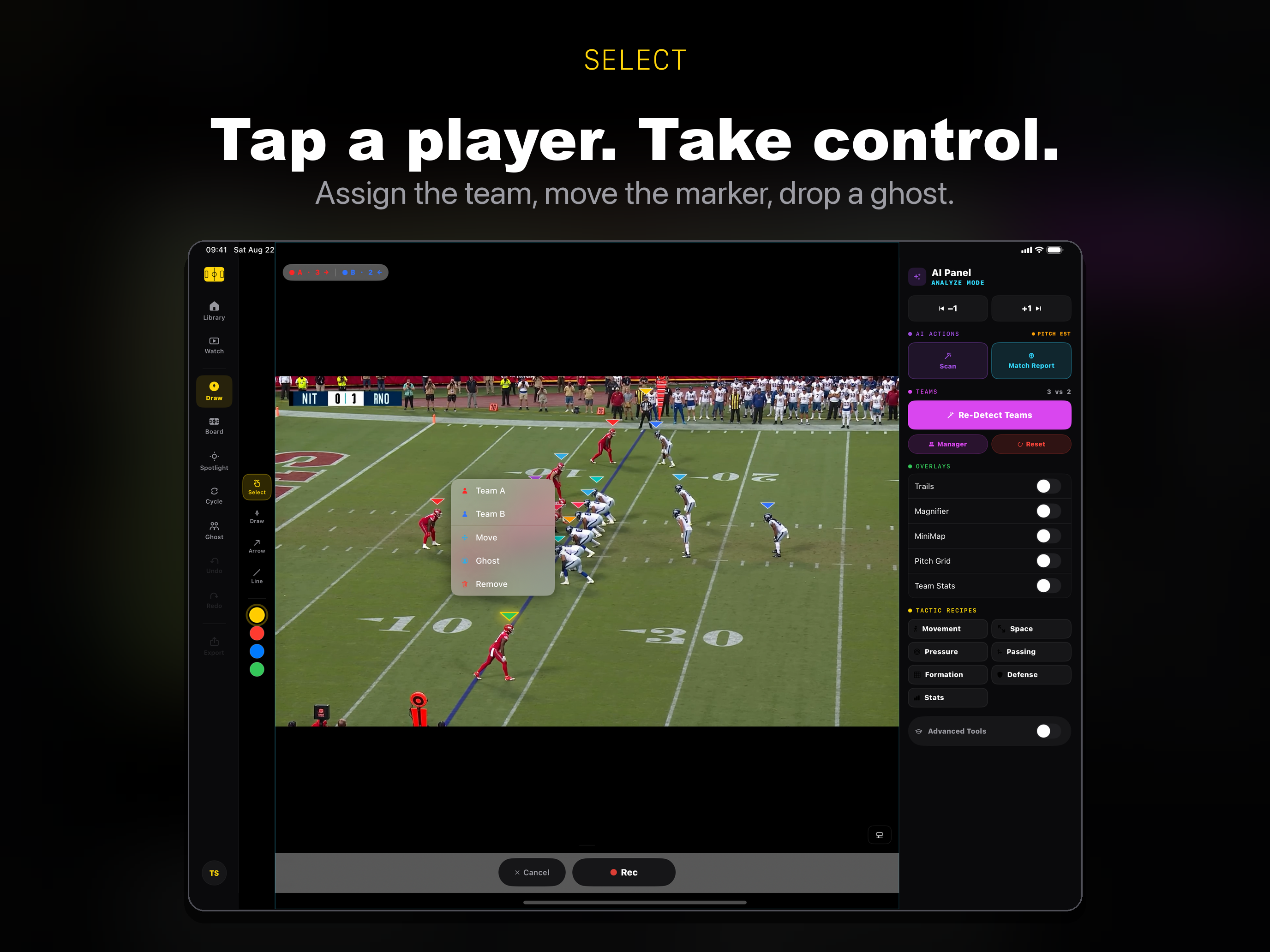 TacticalSnap: Football Film screenshot 12
