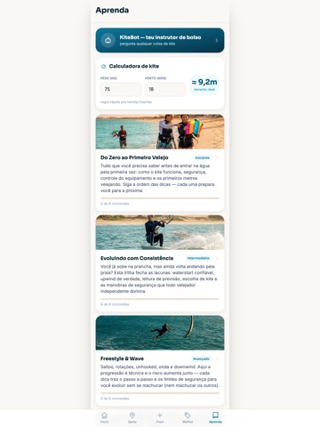 KiteMe iPad screenshot