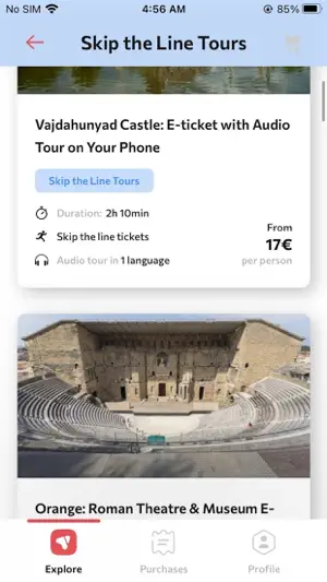 Clio Muse Tours screenshot 2