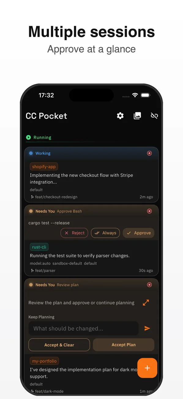 #2. CC Pocket: Dev Agent Remote (iOS) Podle: Kota Hayashi
