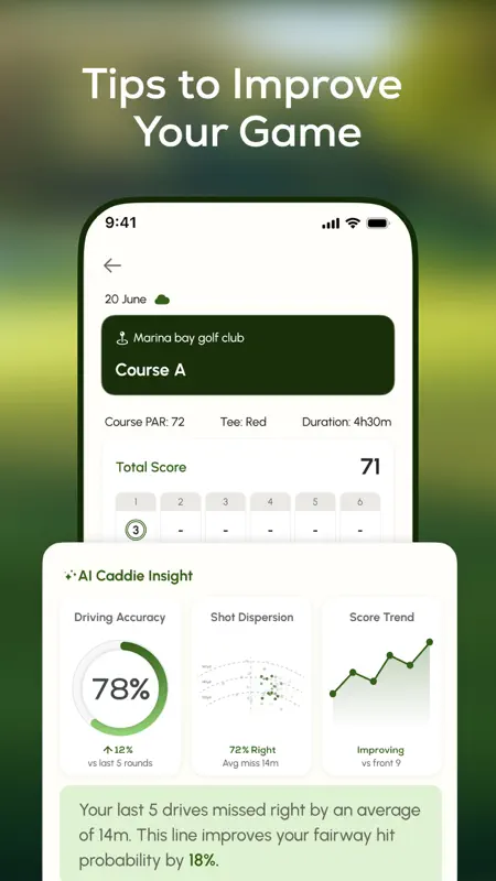 GPS Golf Caddie: Shot Strategy screenshot 5 of 6